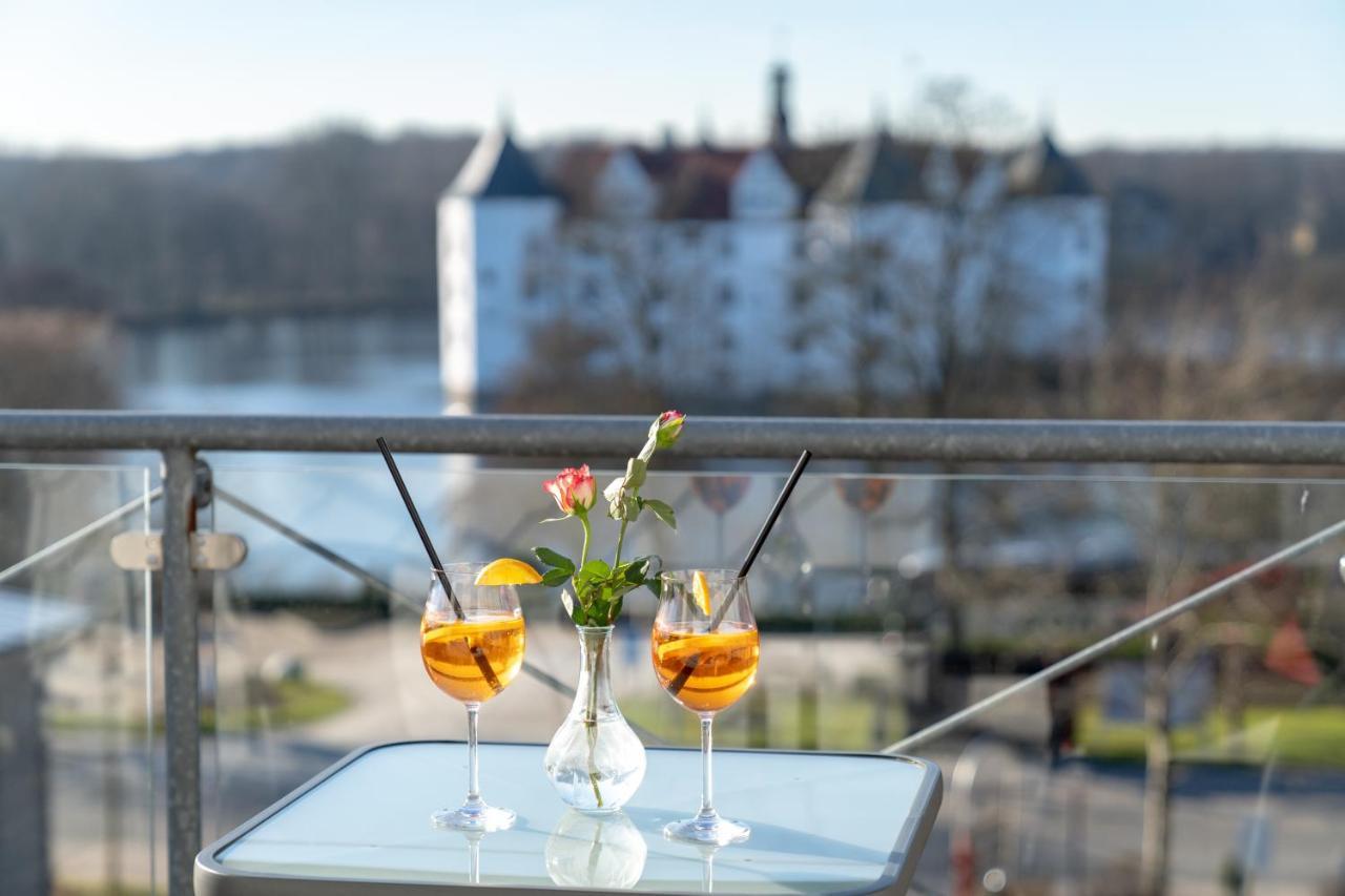 Hotel Am Wasserschloss Glücksburg Extérieur photo